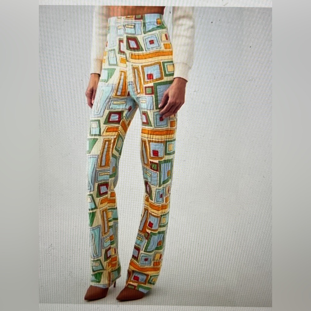 House Of Sunny Colorful Geo Print “Pepperland” Pants